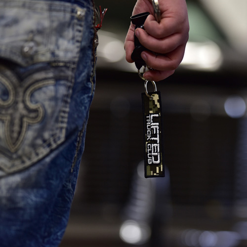 Lifted Truck Club Jet Tag Keychain