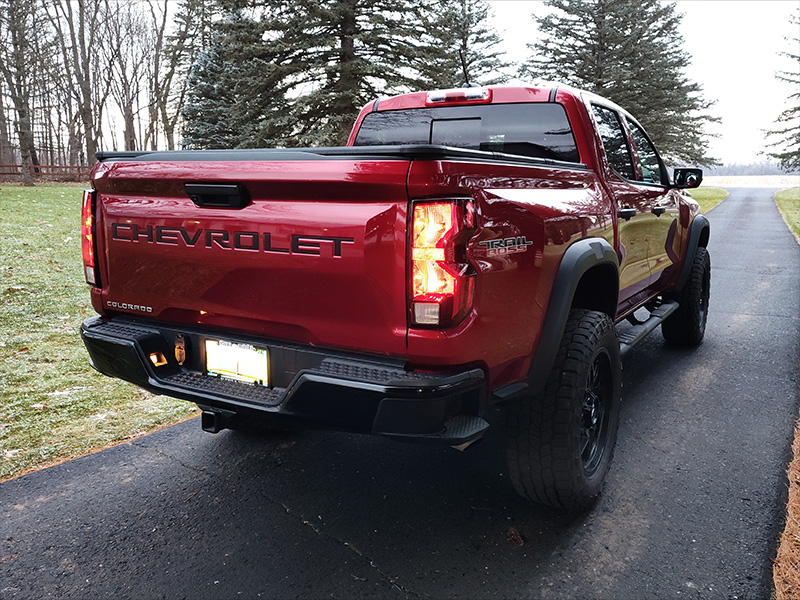 2023 Chevy Colorado Trail Boss Gear Offroad Ratio 761 20x9 Cooper Discoverer At3 Rough Country 2in Lift 