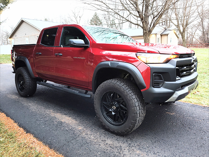 2023 Chevy Colorado Trail Boss Gear Offroad Ratio 761 20x9 Cooper Discoverer At3 Rough Country 2in Lift 