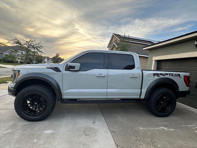 2023 Ford F150 Raptor Fuel Rebel 22x10 Nitto Ridge Grappler Leveled Suspension 