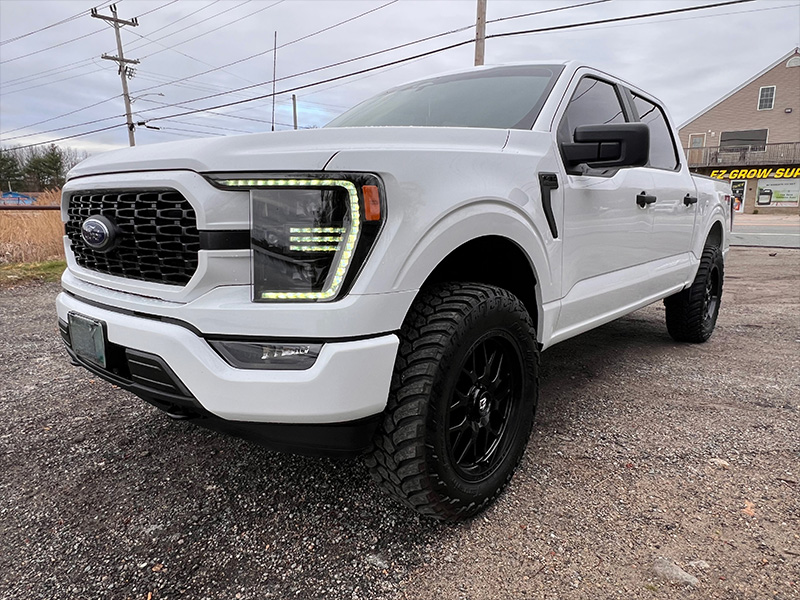 2023 Ford F150 Stx Gear Offroad Raid 763 20x9 Amp Terrain Attack Mt 35x11 50r20 2in Readylift 