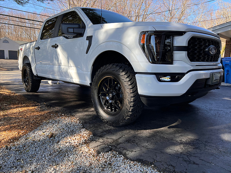 2023 Ford F150 Stx Gear Offroad Raid 763 20x9 Amp Terrain Attack Mt 35x11 50r20 2in Readylift 