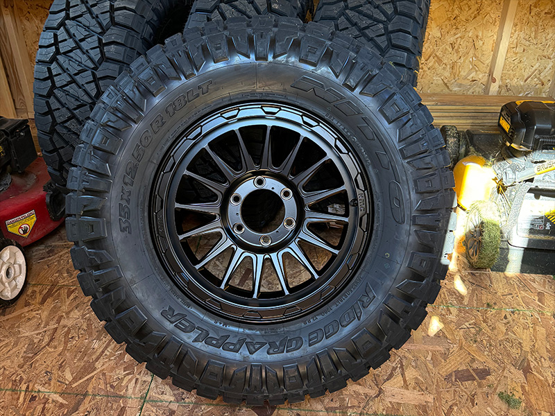 2024 Ford Bronco Kmc Km542 18x9 Nitto Ridge Grappler 35x12 50r18 