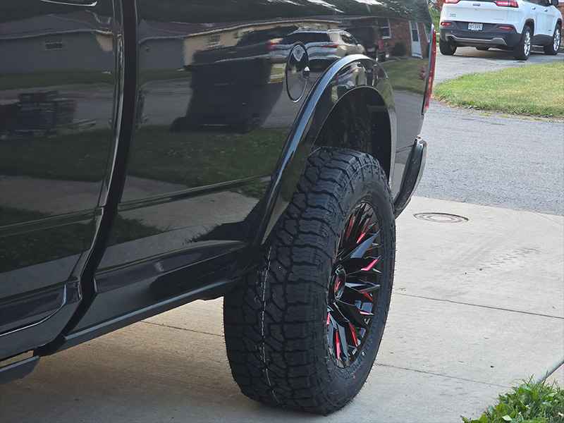 2024 Ram3500 Fuel Flame 20x10 Falken Wildpeak 4 35x12 50r20 Leveled 