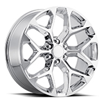 Factory Reproductions FR 59 Chevrolet Truck Snowflake Chrome 22x9 +24